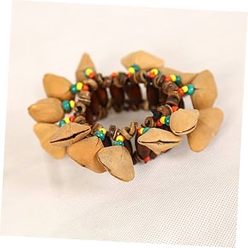 Amazon.com: 2Pcs African Nutshell Handbell cabasa african nut