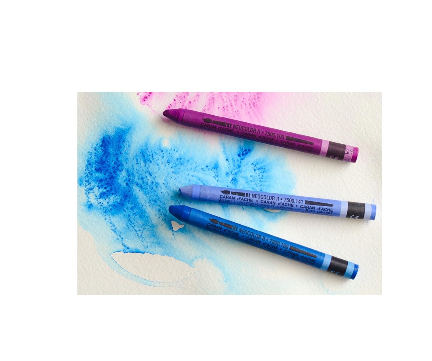 Caran d'Ache Neocolor II Wachspastellkreiden, Aquarellstifte, 30 Stück