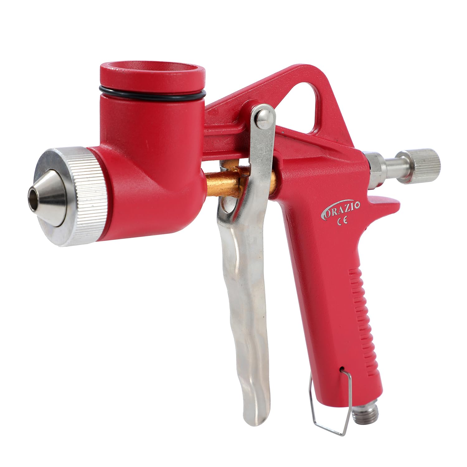 Orazio Textura Pintura Pistola Pulverizadora 5L 3 Boquillas Alimentación de Tolva de Aire Air Hopper Feed para Pared de Techo Yeso Pintura Barnizado 221471