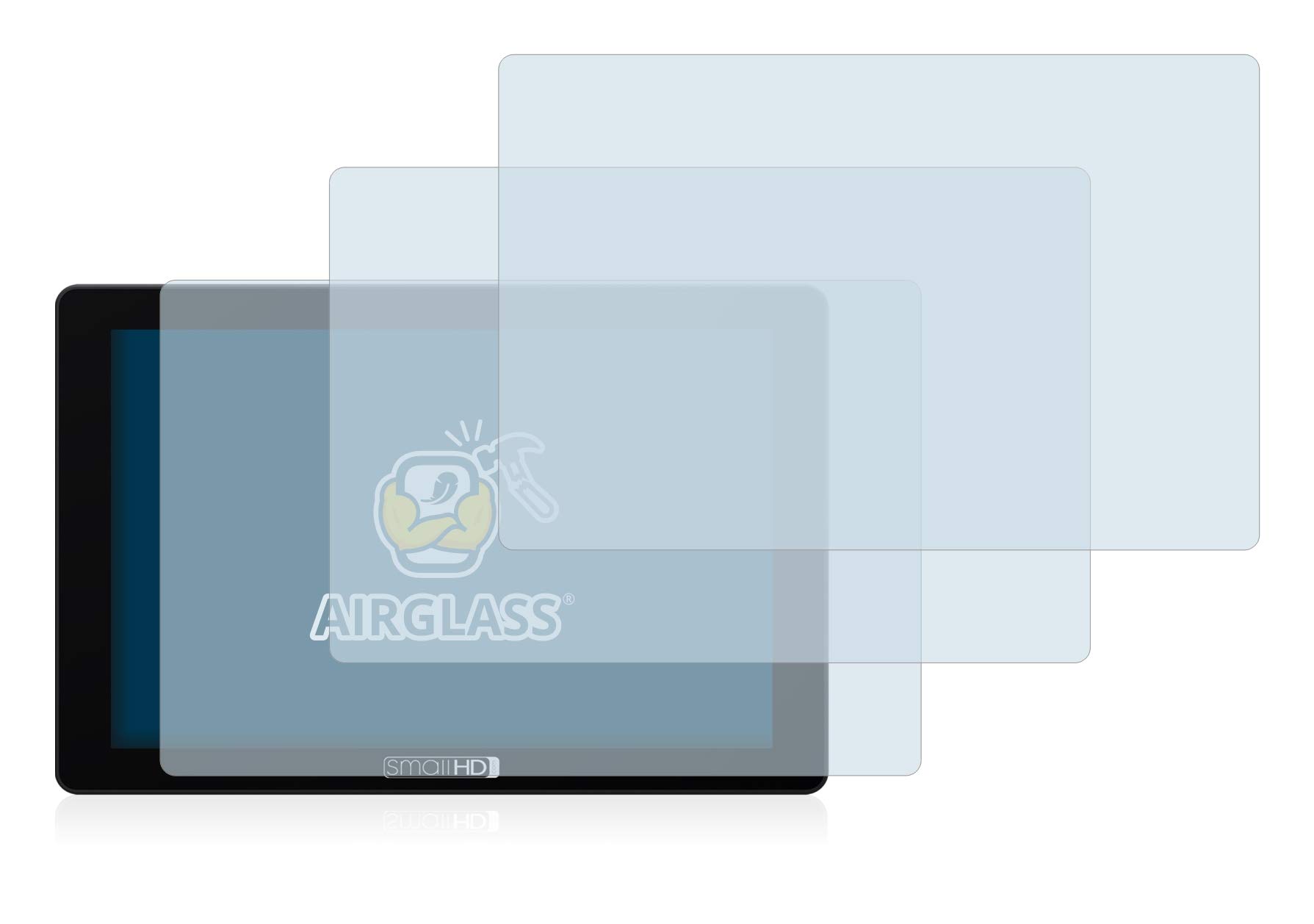 Protection écran Verre Trempé BROTECT AirGlass Pour SmallHD Indie 5 - Dureté 9H, Anti-rayures, Anti-empreintes