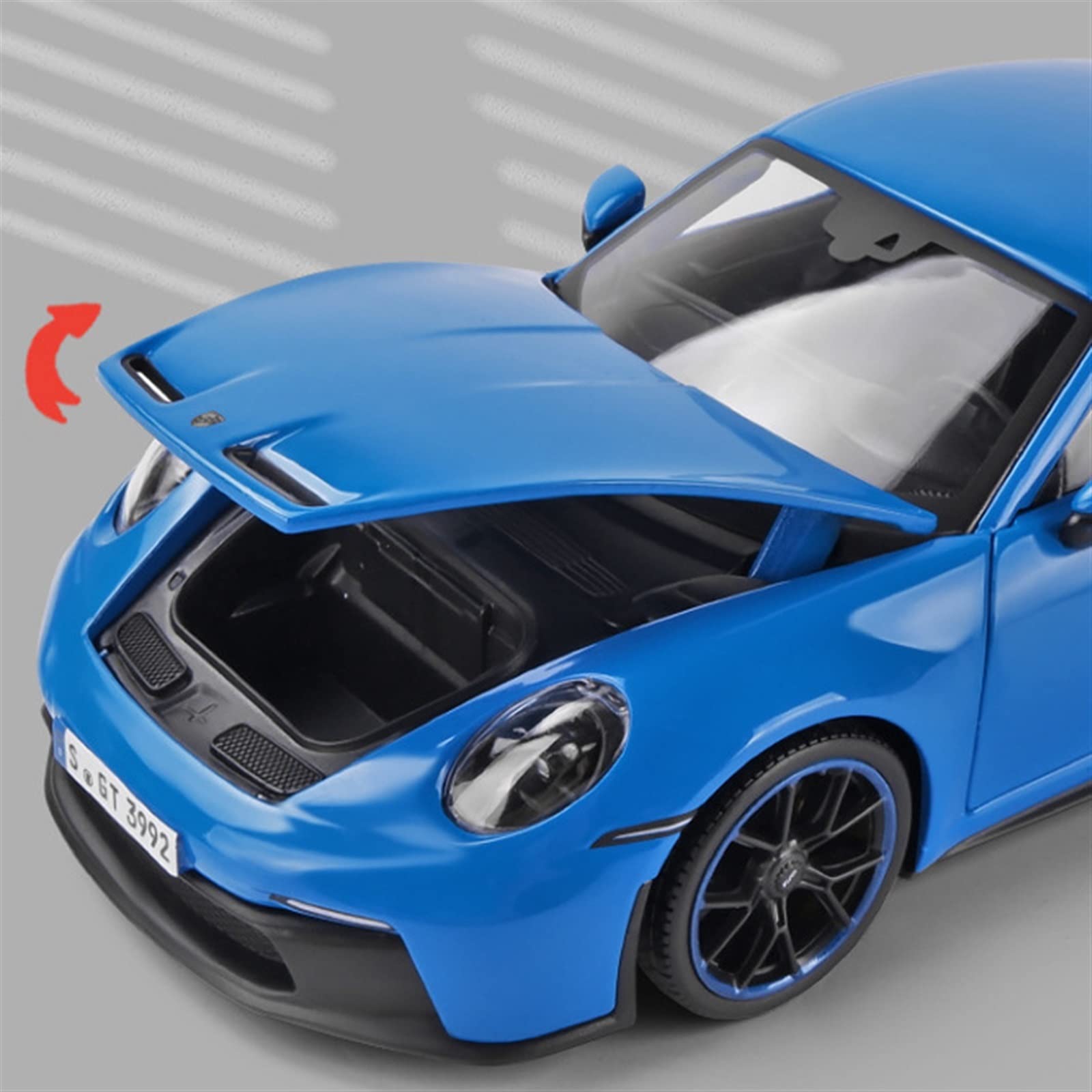 Amazon.co.jp: ダイカストカー 1:18 ポルシェ 911 GT3 2022 合金