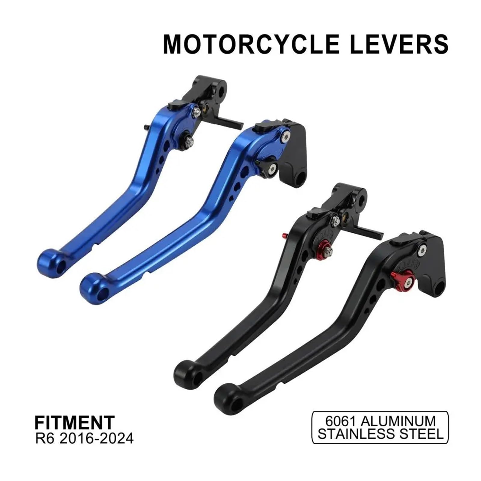 Palancas De Embrague De Freno, Accesorios Motocicletas, Palanca De Freno CNC, Palanca De Embrague para Ya&maha YZF R6 2016-2024 Palancas Frenos