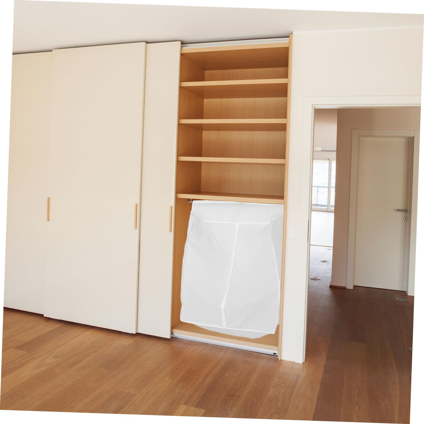 Funda para Colgar Ropa en Casa Peva Color Claro 50x80 X 90 | Protector para Trajes y Abrigos, Almacenamiento Doméstico, Cubre Prendas y Ayuda a Mantener el Polvo