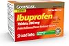 أقراص GoodSense Ibuprofen 200 ملغ ، مسكن للألم ومخفض الحمى NSAID ، 50 Count