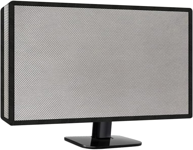 INF Polyvinyl Chloride (PVC) Dust Proof Water Proof Lcd/Led Monitor Cover For Hp 27 Inch (Grey)
