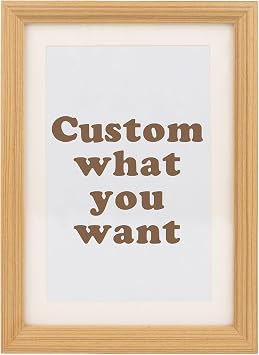 Aspire Wood Classic Picture Frames with Custom Poster, Tabletop and Wall Retro Photo Frames, Collage Room Decor-13X17In