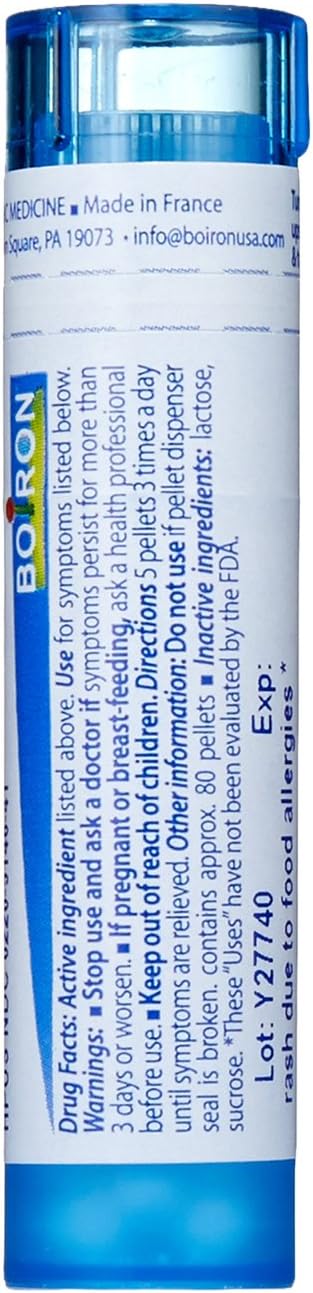 Boiron Urtica Urens 30C, 5-Pack of 80 Pellet Tubes, Homeopathic Medicine for Skin Rash