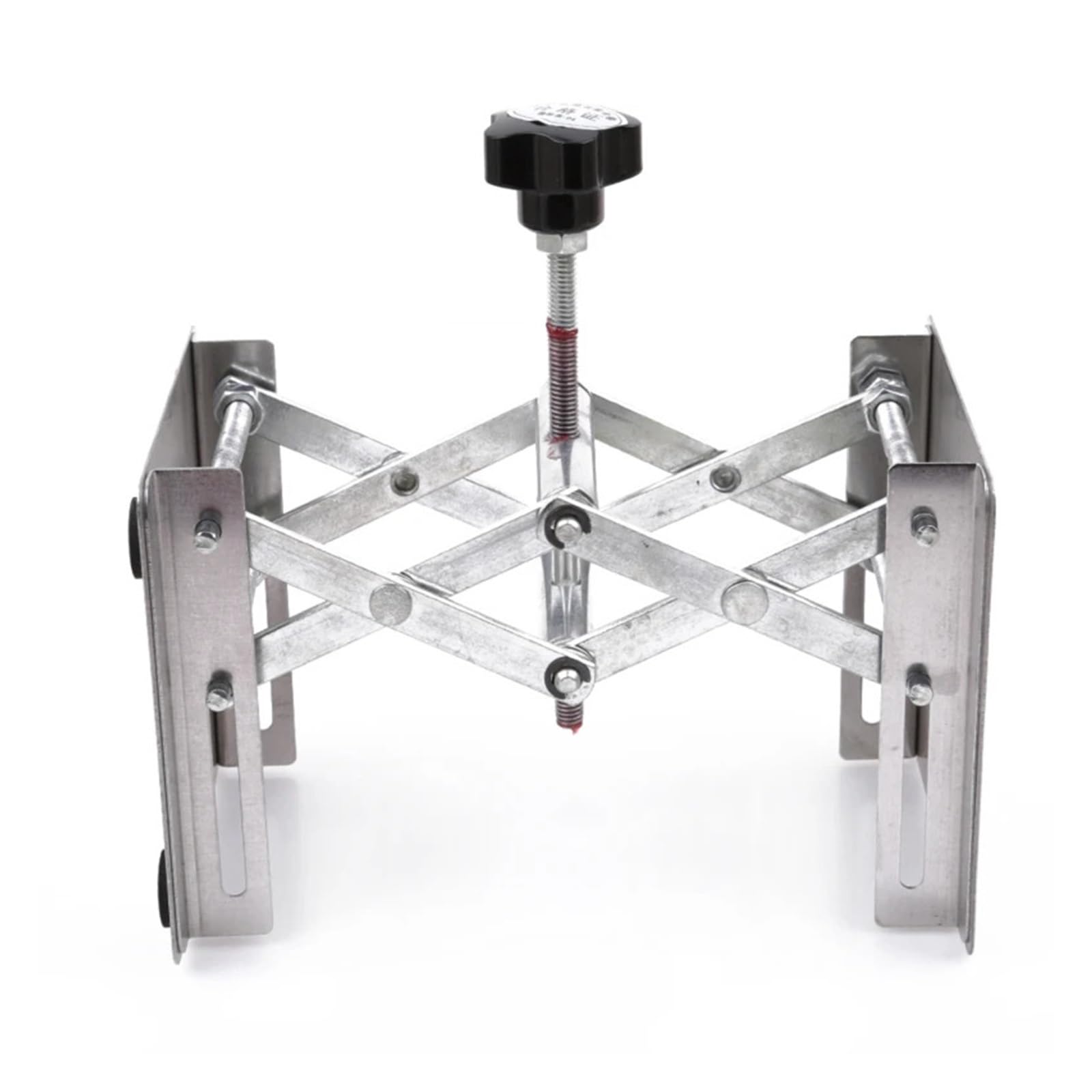Plataforma elevadora de tijeras, soporte para mesa elevadora, tijeras, mesa elevadora, laboratorio, 100 x 100 mm, plataforma de elevación de acero inoxidable (100 x 100 mm)