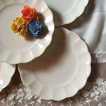 英国製 ...Rosalie 可憐な花びら デザート皿5枚 英国製 Rosalie 可憐な花びら ケーキ皿5枚 515PSsdH+XL