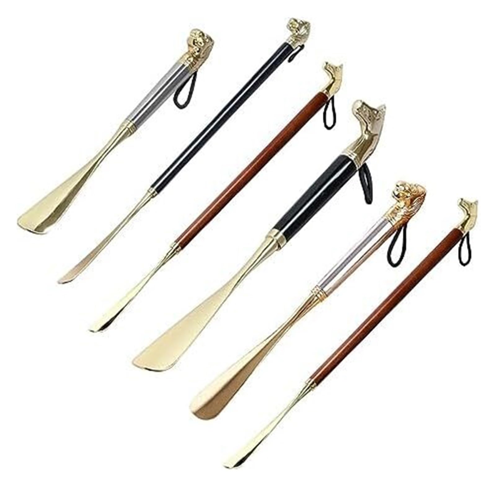 Chausse-pied Avec Manche Long, 42 Cm + Tige En Cuir 16 Cm - Chaussures