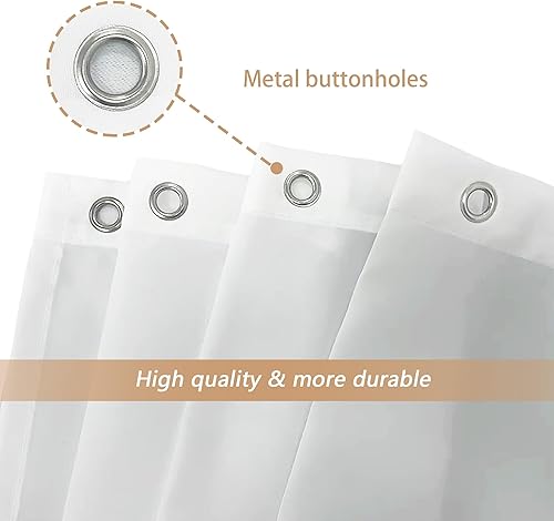 Miniatura 7 de Imirell Cortina de ducha de Halloween de 60 pulgadas de ancho x 72 pulgadas de alto para niños, fantasmas divertidos, murciélagos espeluznantes,