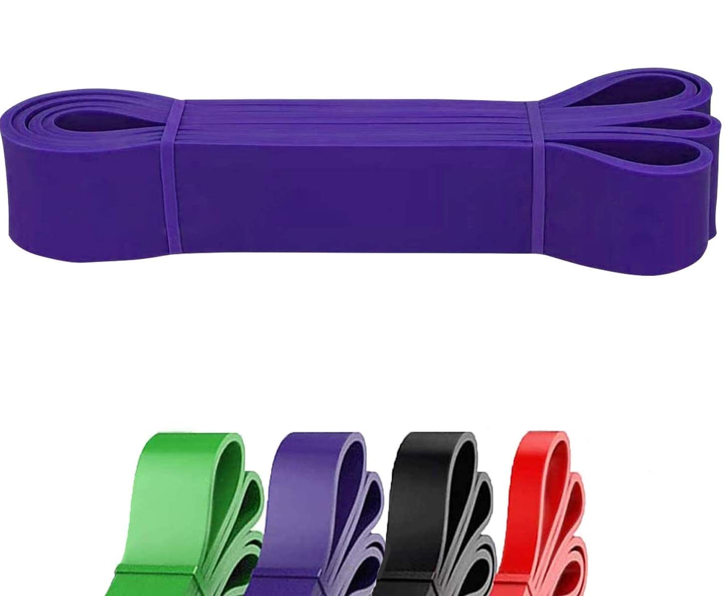 Fasce elastiche resistenti per esercizi di resistenza, 208 x 3,2 x 0,45 cm, da 35 a 38,6 kg, per fisioterapia, riabilitazione, stretching, yoga, palestra, attrezzature domestiche, allenamento