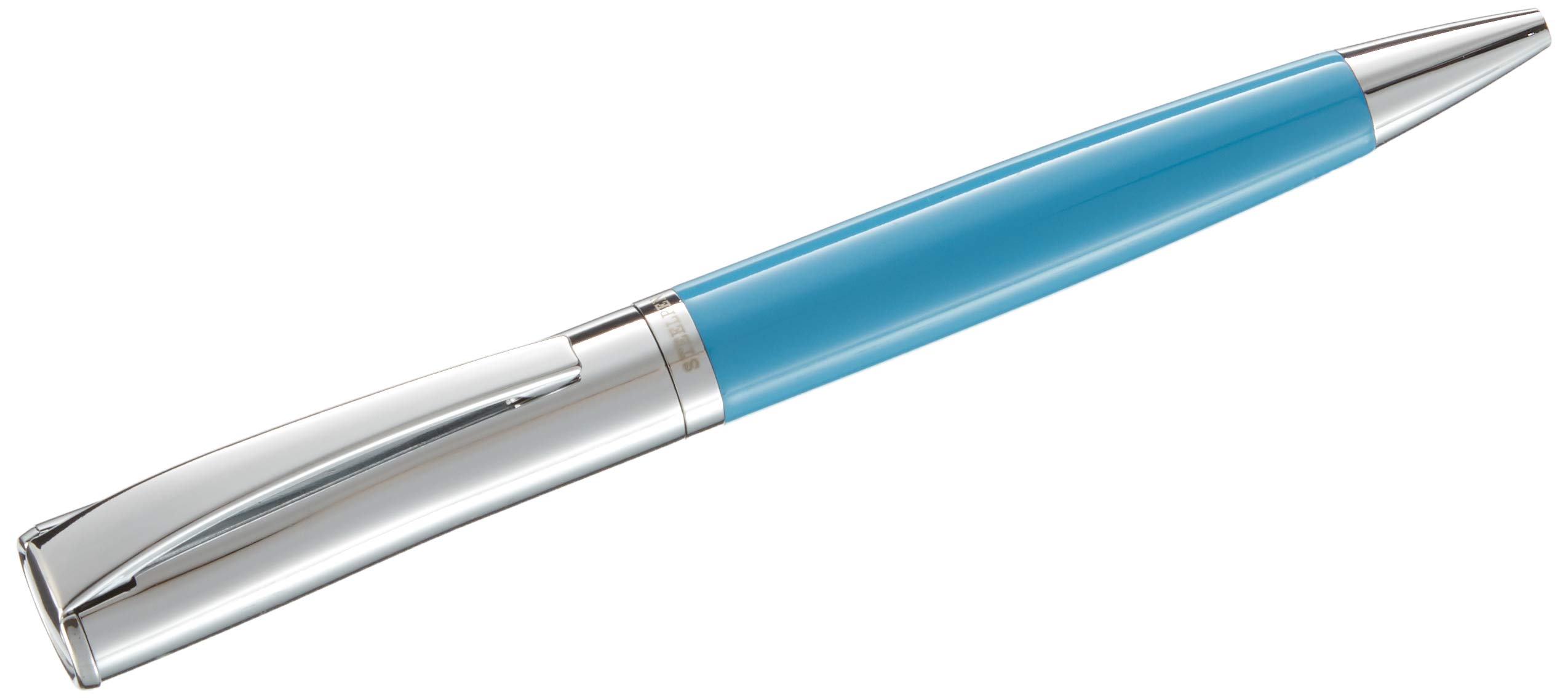 Steelpen 915 Wood Ahşap Kutulu Mavi Tükenmez Kalem