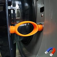 Vista 8 de Soporte para puerta de lavadora, previene la humedad y el moho. Ayuda a que tu lavadora se seque correctamente para evitar olores (gris oscuro)