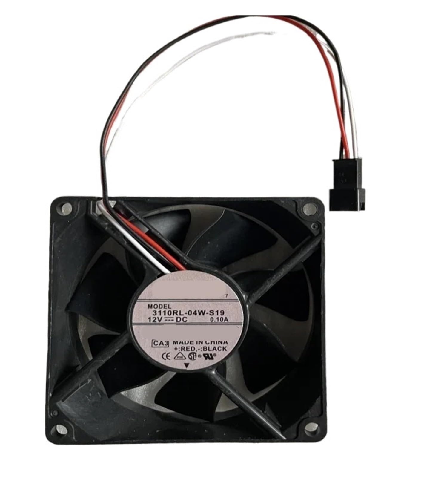 YMUGUEGH 8025 DC12V 0.1A 3110RL-04W-S19 cooling fan