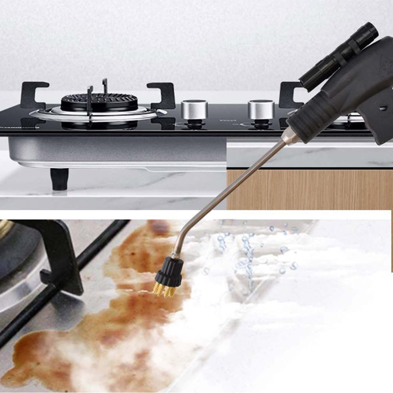 Pulitore a Vapore Ad Alta Pressione 1700w/3000w, Pulitore a Vapore Domestico da 3,5 Bar, Pulitore a Vapore Portatile con Accessori, per Cucina Domestica, Aria Condizionata,220V-3000W