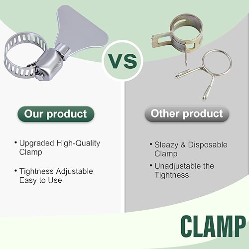 Miniatura 5 de SOFO Manguera universal de línea de combustible 516, para motor pequeño de 0.315 in, línea de gasolina de 10 pies con soporte para Briggs &