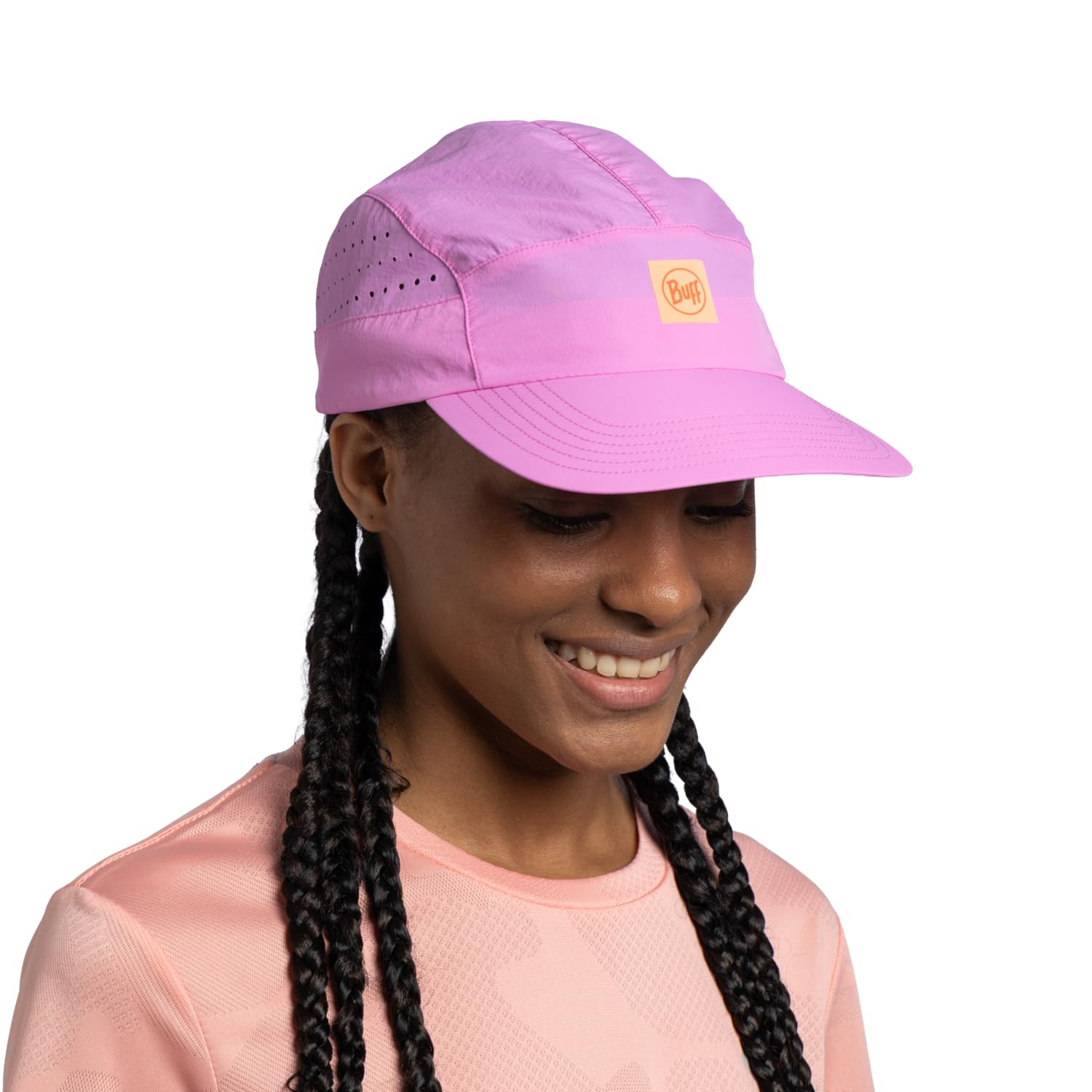 Buff Speed Cap atmungsaktive Running Cap mit UPF 50, schnellem Feuchtigkeitstransport, Belüftung, reflektierenden Details und verstellbarem Sitz. | mit UPF 50, schnellem Feuchtigkeitstransport, Belüftung, reflektierenden Details und verstellbarem Sitz.