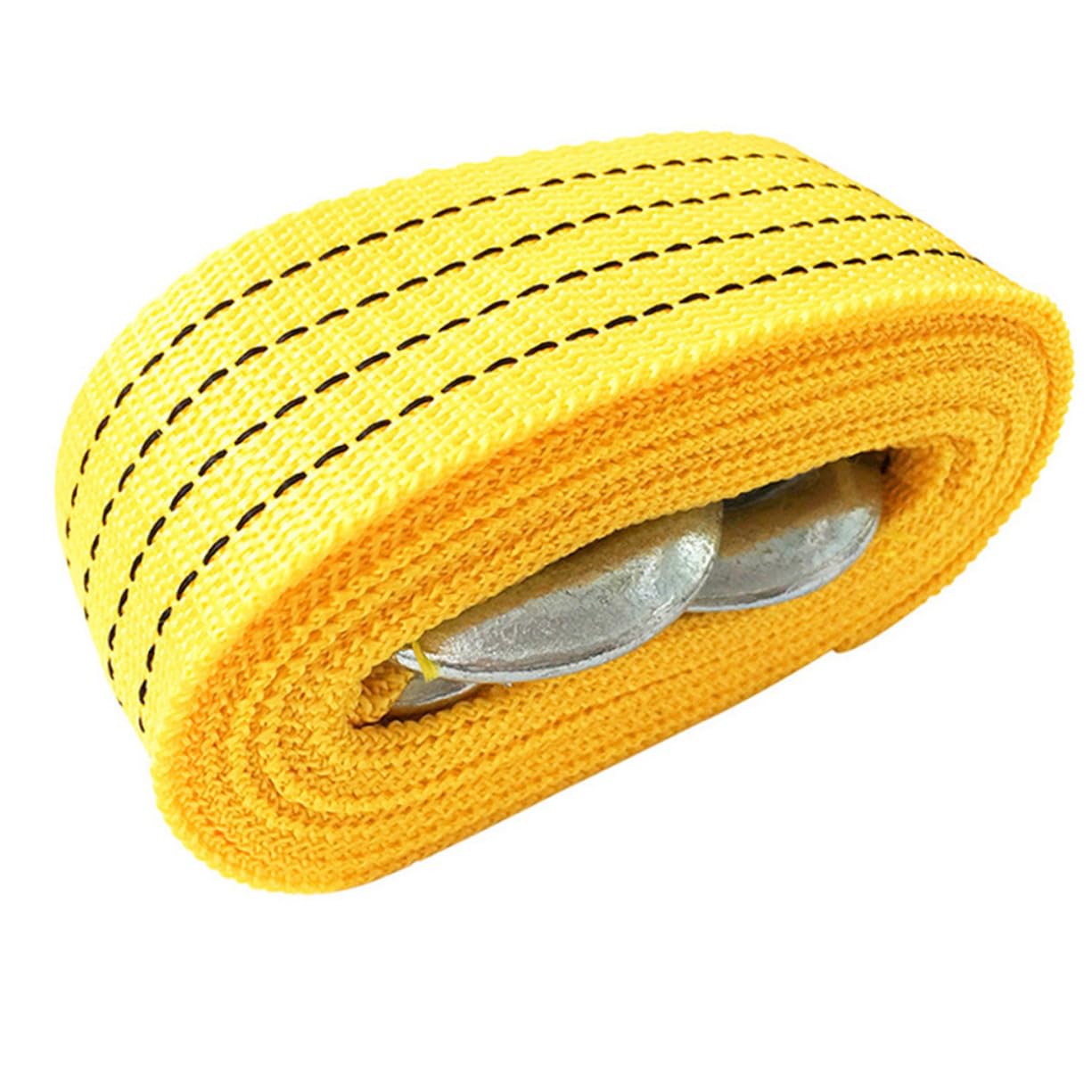 SEWOART 2pc Sturdy Winch Rope Nylon Car Trailer Car Winch Rope with Hook Leash