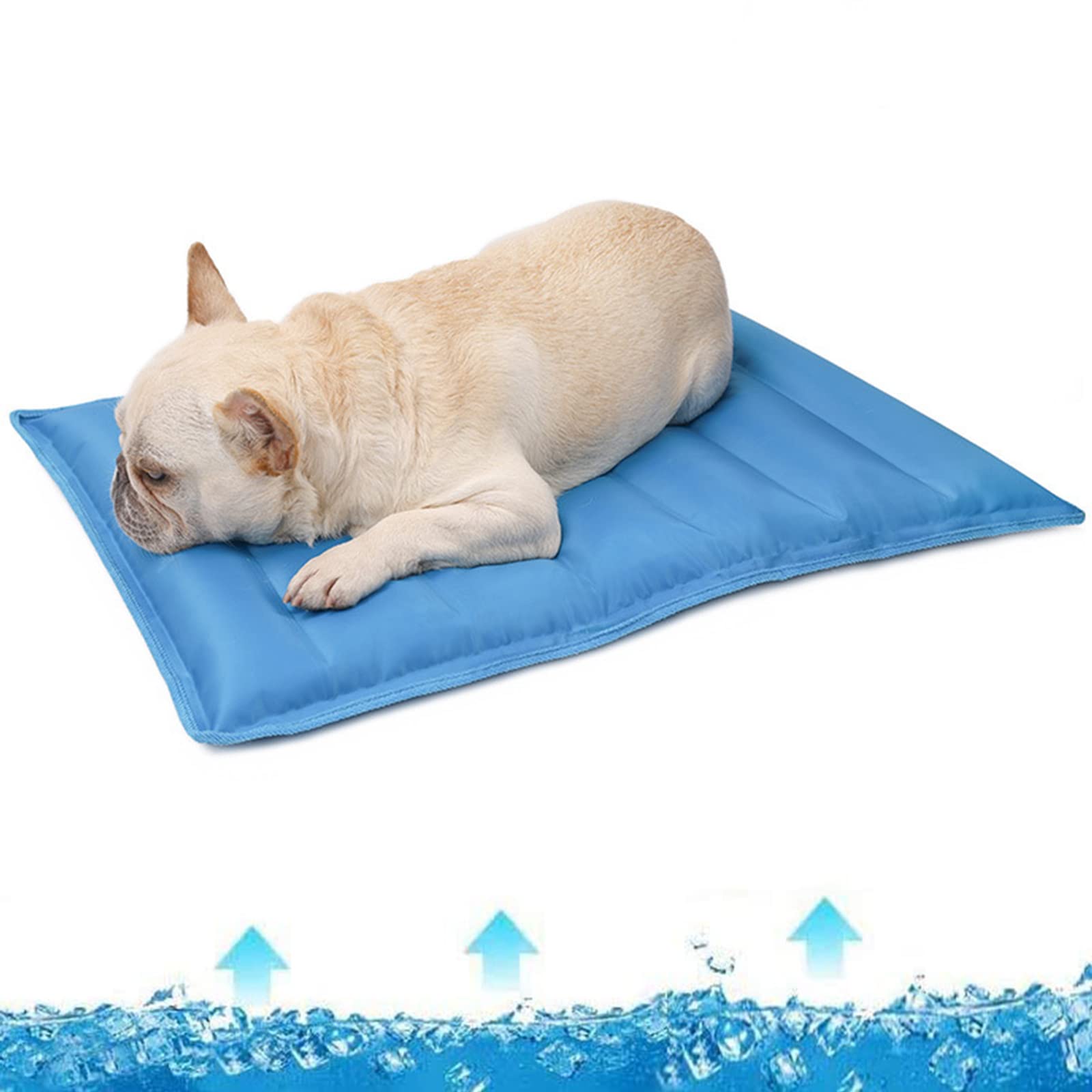 Tappetino Raffreddamento Cane Gatto,Tappetino Rinfrescante Cani in Gel Non Tossico Autoraffreddante per Cassa/Cuccia/Letto Ottimo per Animali Domestici Cuccioli di Gatto