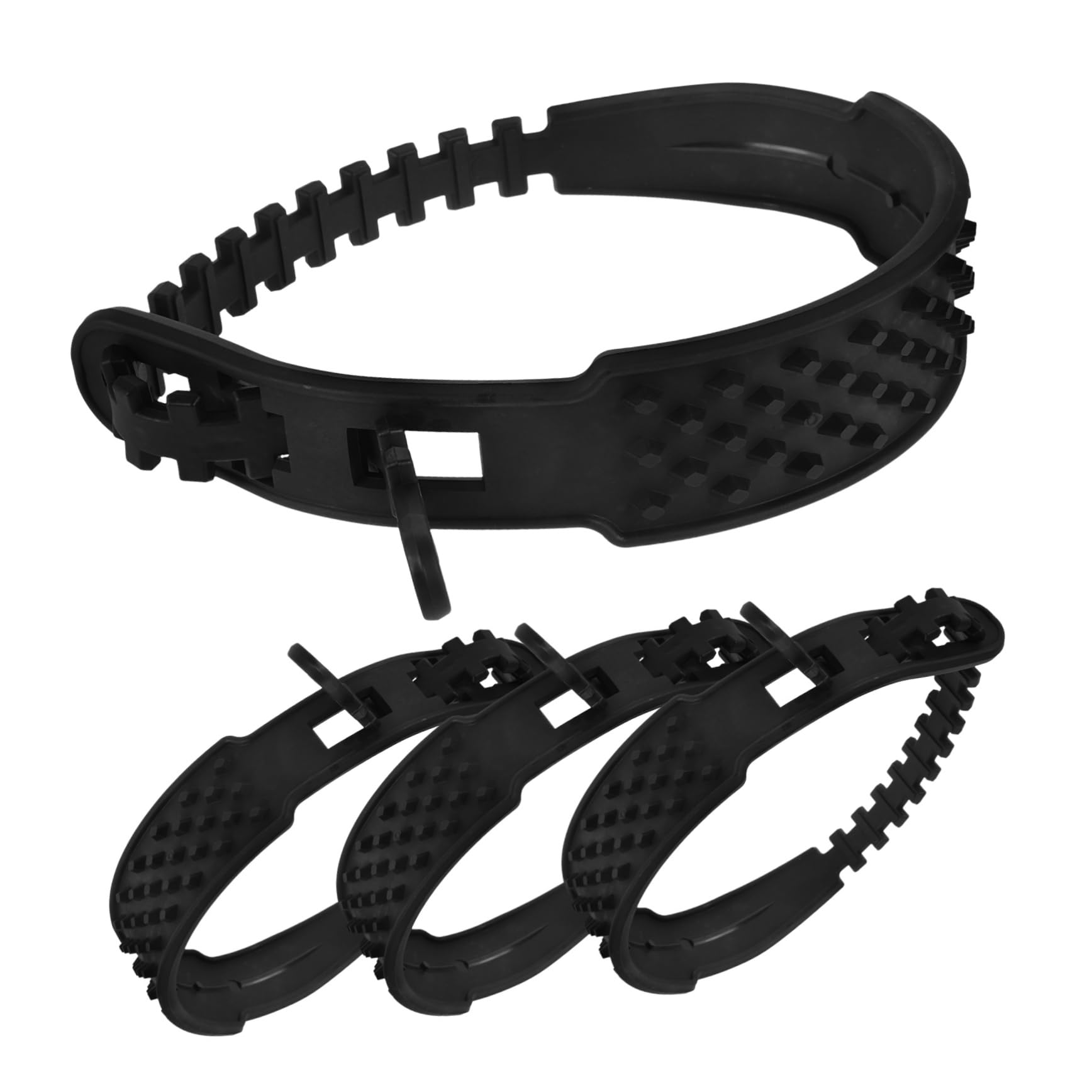 PRETYZOOM Fascette Antineve Resistenti All'usura e Facili da Installare in Nailon Nero 4 Pezzi per Pneumatici Moto Perfette per Neve e Ghiaccio Invernale
