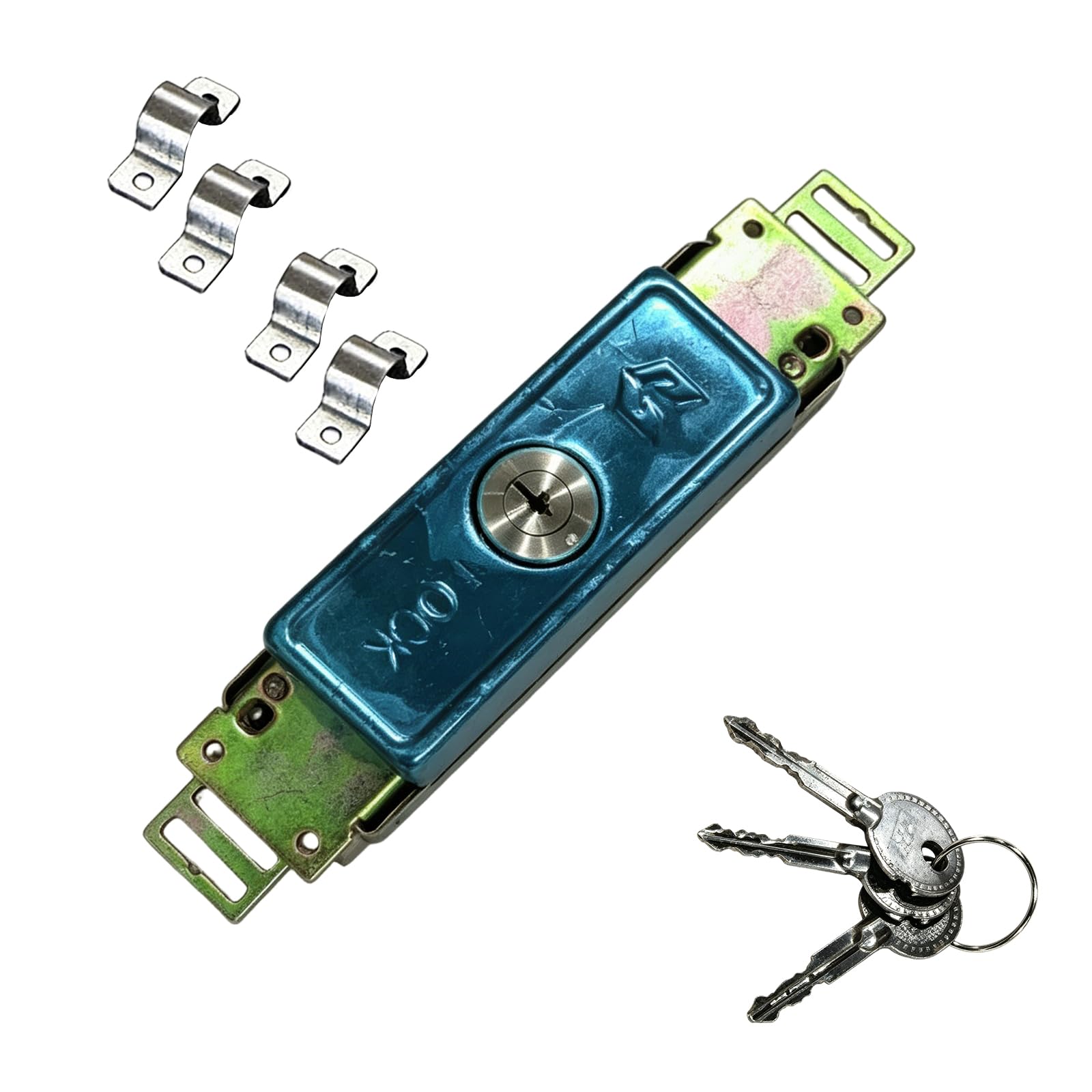Iron Rolling Security Door Middle Roll Gate Hardware Thicken Antitheft Locks Garage Home Hardware Enduring Roll Gate