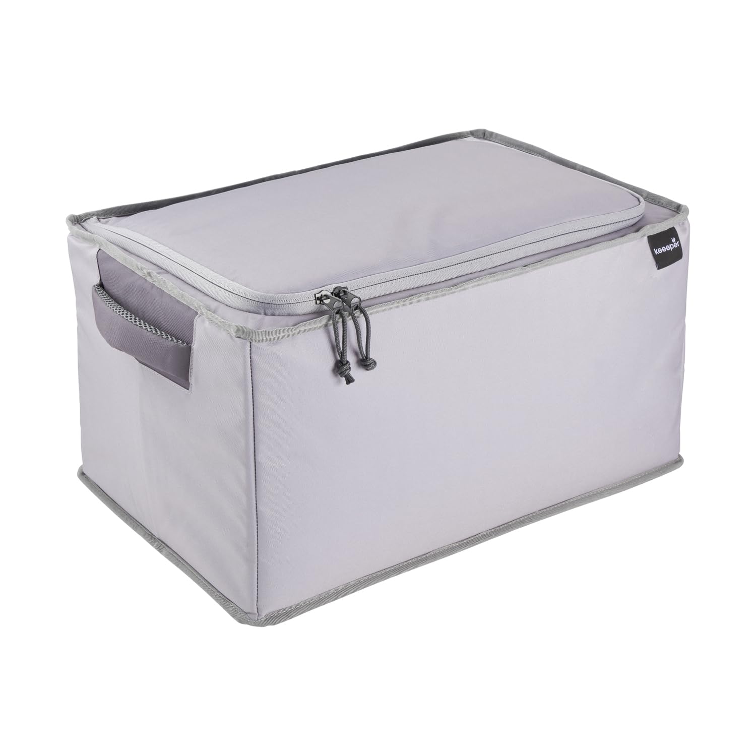 keeeper neo Faltbare Isoliertasche, 40 l, Gr. XL, Passend für Klappbox ben, 15 kg Tragkraft, 7 h kühlend/wärmend, Aus recycelten PET-Flaschen, 48 x 31,5 x 26,5 cm, Graphite