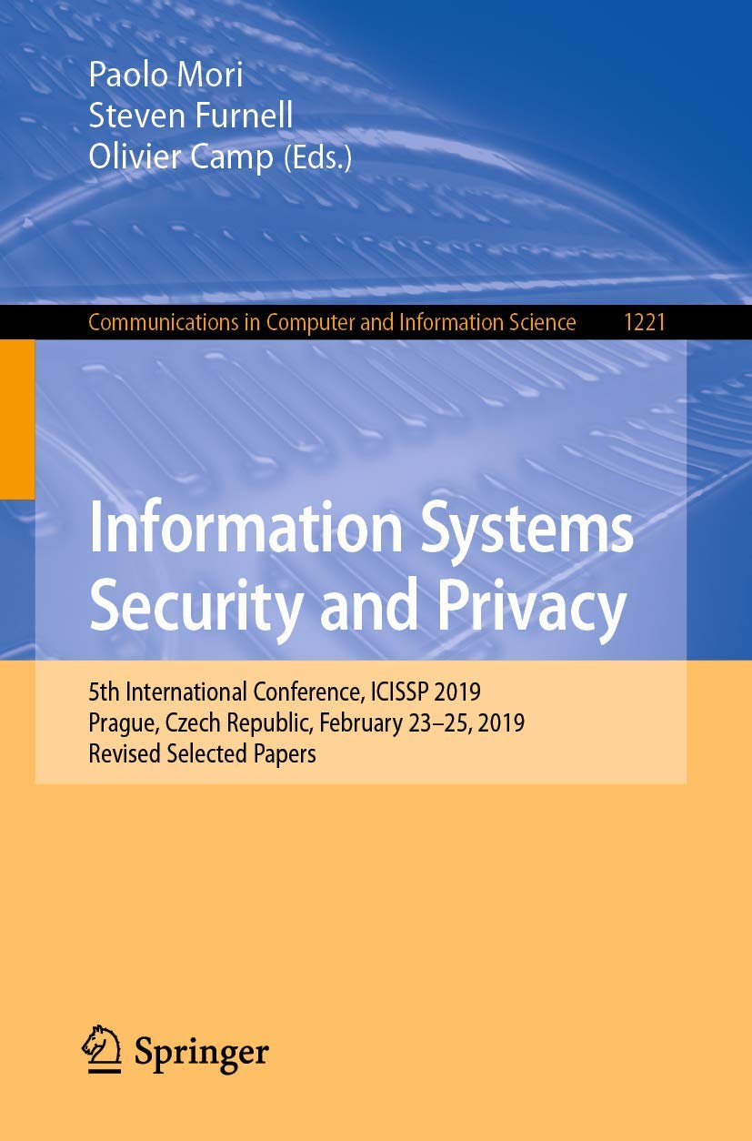 Information Systems Secur: 5th International Confere