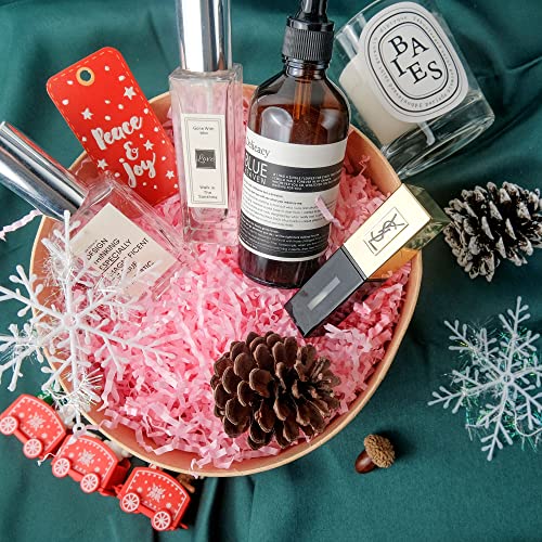 Airgame 1/2 Lb Crinkle Cut Paper Shred Filler, Crinkled Shredded Paper For Gift Box, Pink Crinkle Paper For Gift Wrapping #TOP3