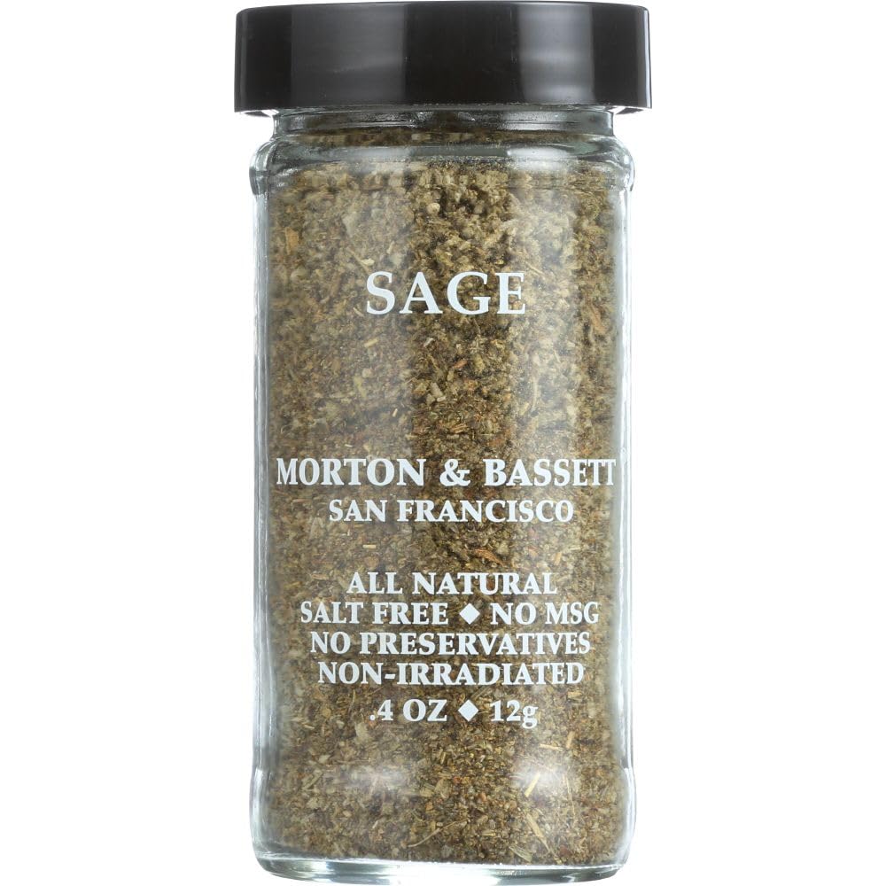 Morton & Bassett Sage, .4-Ounce Jars (Pack of 3)