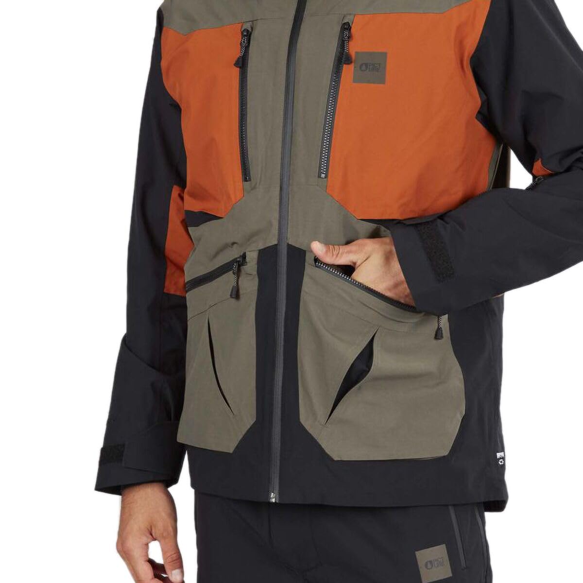 Picture M Naikoon Jacket Oliv - Chaqueta de esquí y snowboard para hombre, talla L, color verde oscuro, verde oscuro