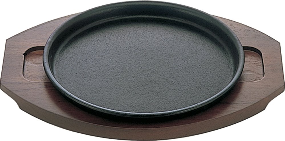Amazon.co.jp: 池永鉄工(Ikenaga Iron Works) 鉄板 焼きそば プレート 