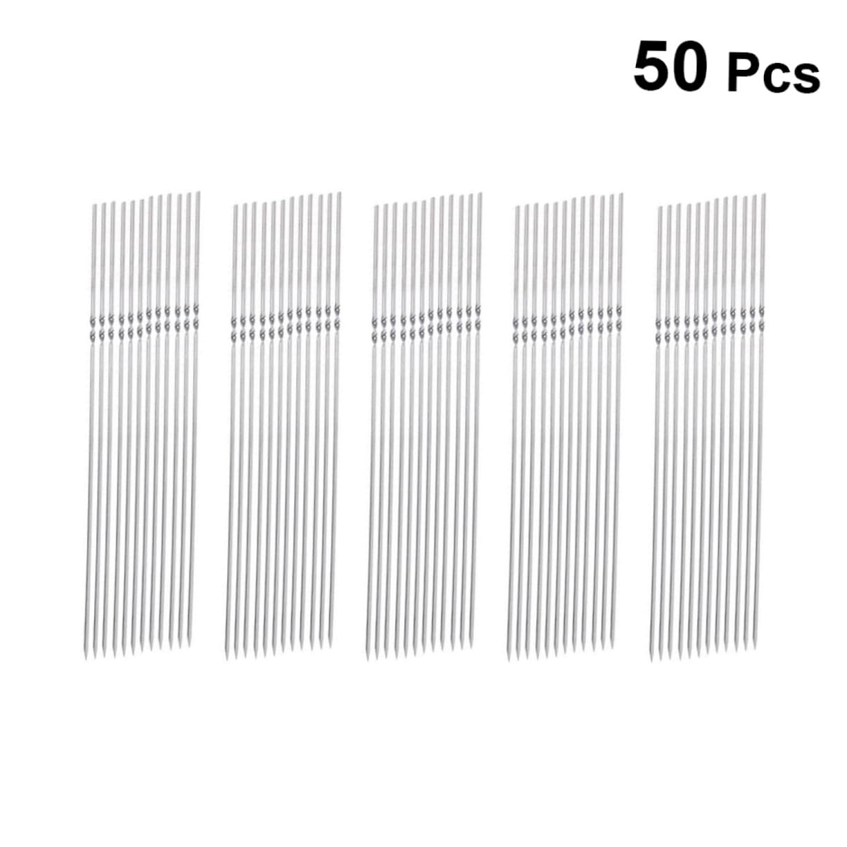 Spiedini Barbecue in Acciaio Inox, 50 Pezzi, Barra Larga