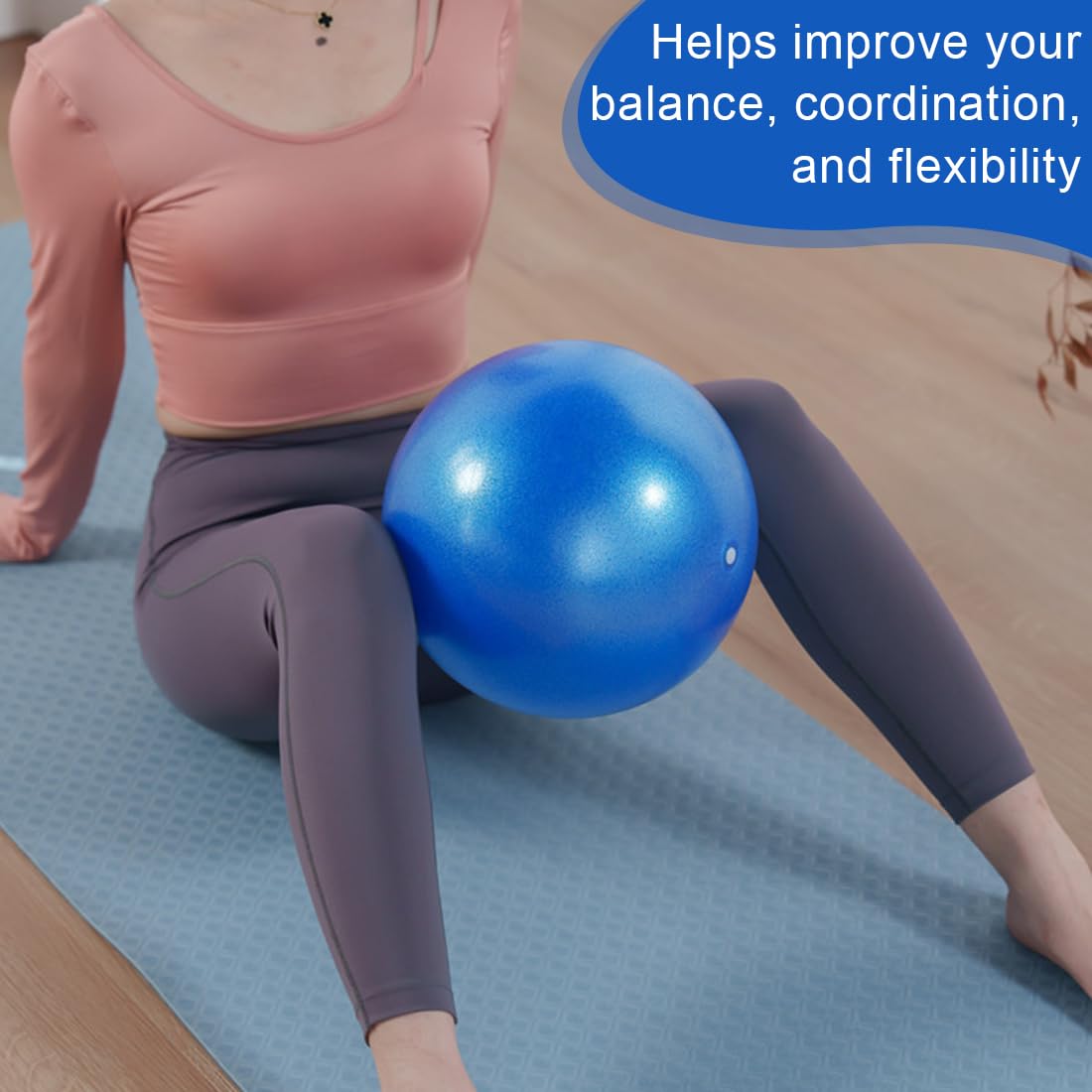 Palla Fitness Gorilla Sports 18/23/28cm - Per Pilates, Yoga, Allenamento, PVC Antiscivolo