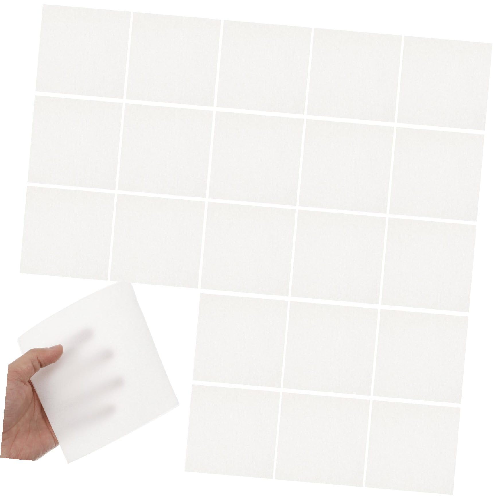 Lingettes Sèches sans Poussière 300 Pièces, Non Pelucheuses, Blanches