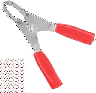 Pinza de seguridad aislada, abrazadera de prueba eléctrica Elasticidad moderada Larga duración Proceso de alta precisión Rendimiento estable para alambre para prueba experimental(rojo)
