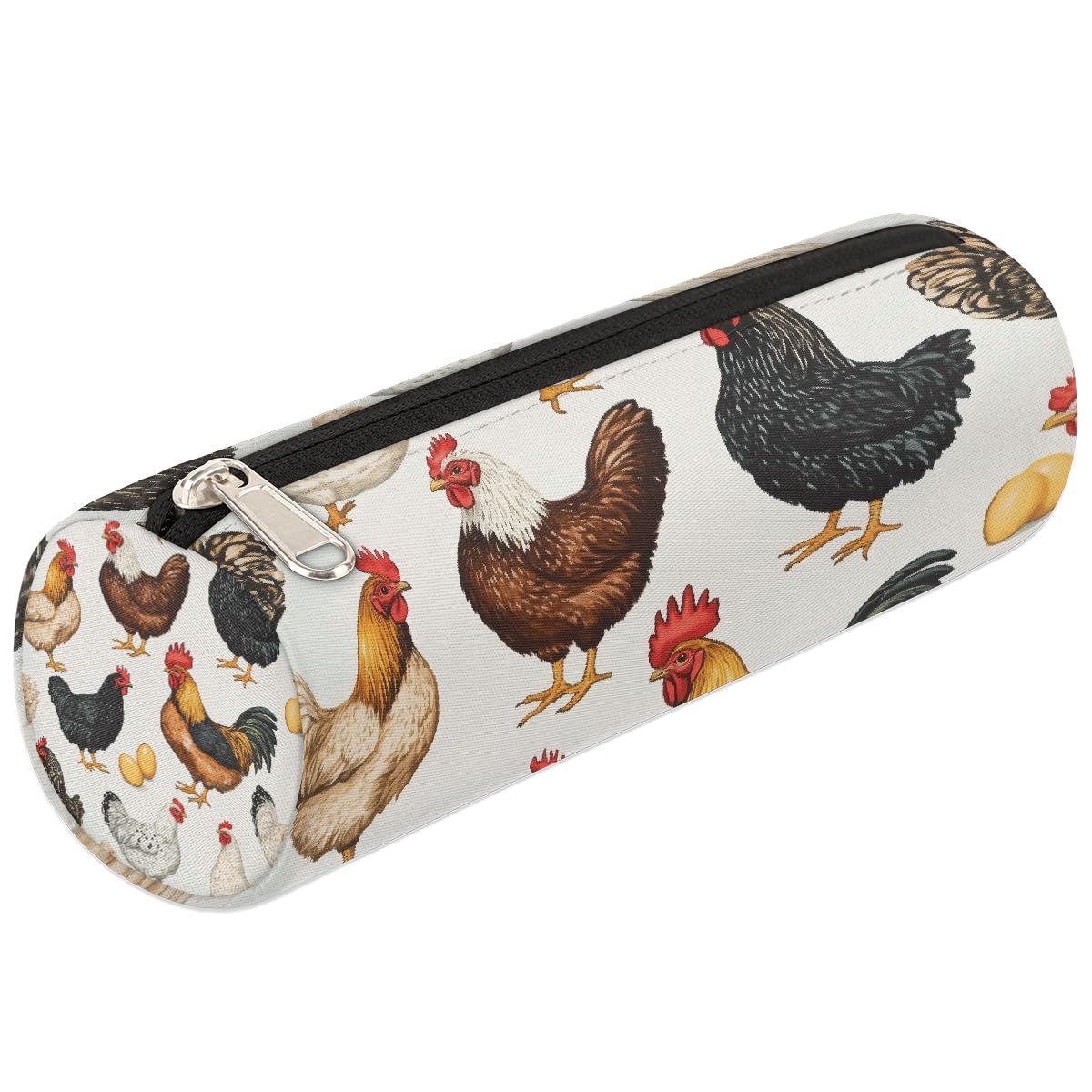 VQUVQV Pencil Cases, Chickens and Eggs Portable Pencil Case for Girls Boys, School Supplies Pen Pouch for Student Stationery Storage