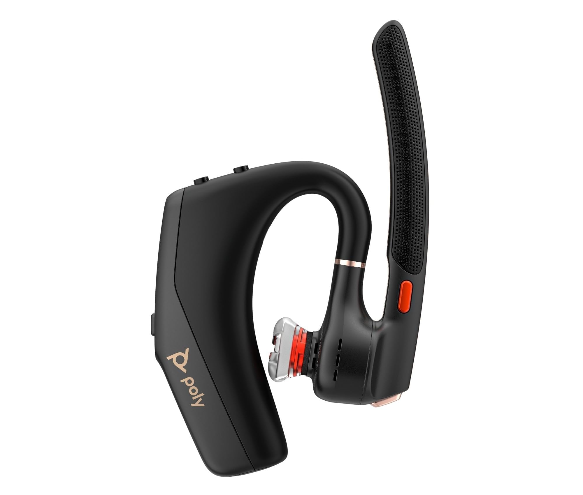 Poly Voyager Legend 50-M Headset UC con quattro microfoni, cancellazione del rumore, tecnologia Poly Noise Block, custodia di ricarica portatile, sensori intelligenti, comandi rapidi