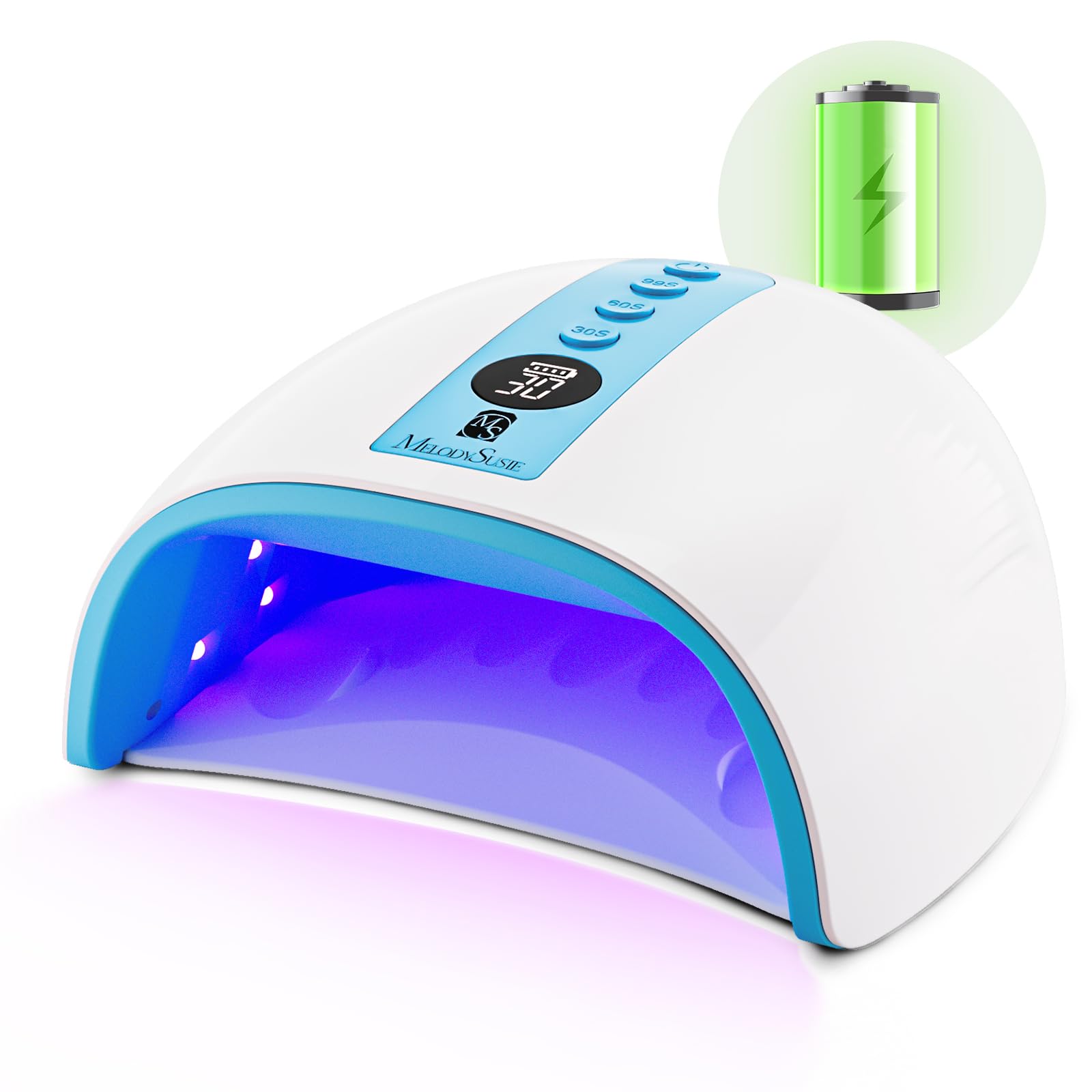 Amazon.com : MelodySusie Cordless UV Nail Lamp with 3 Timers