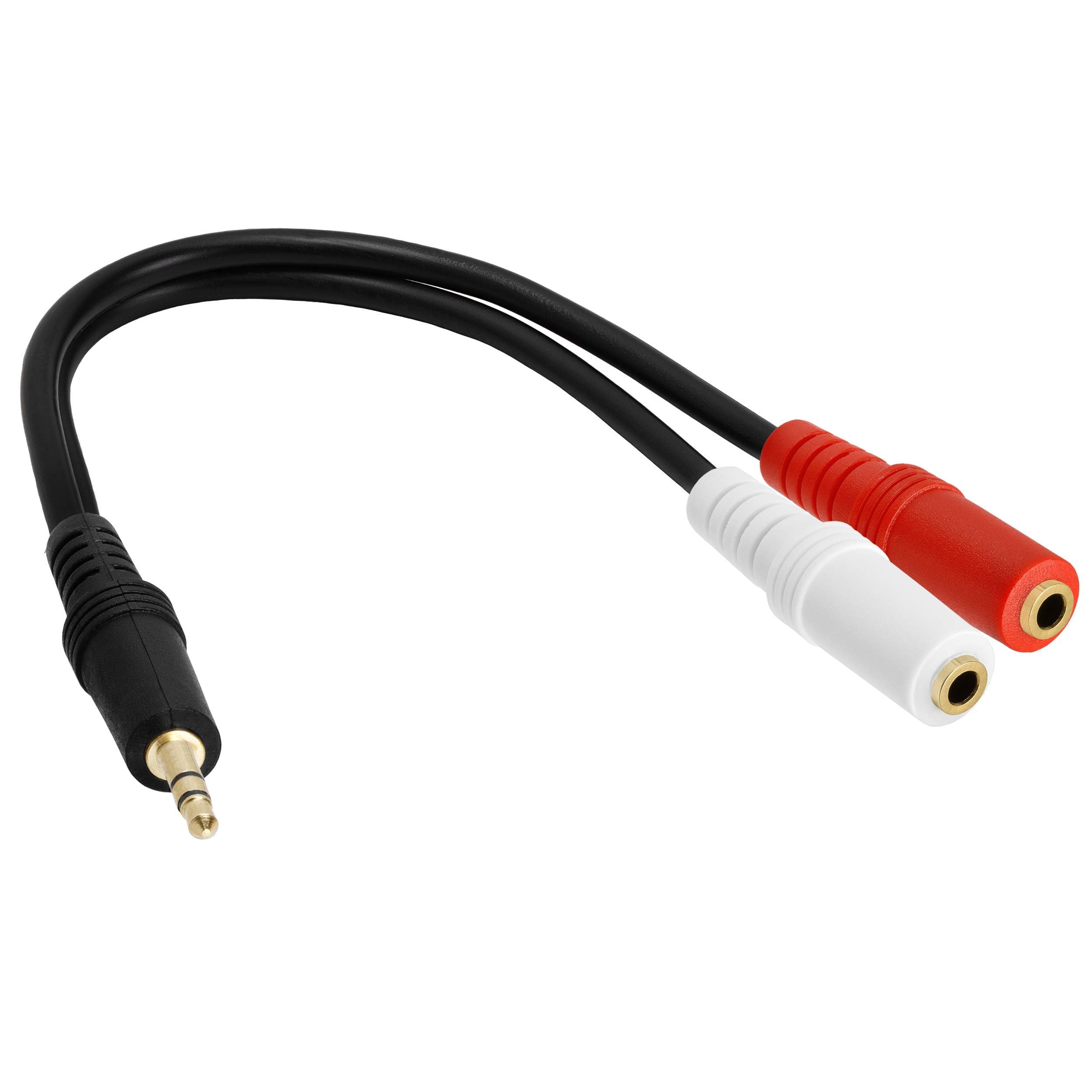 Cmple – Y répartiteurs 3.5mm Mini Plug Stereo Splitter Splitter