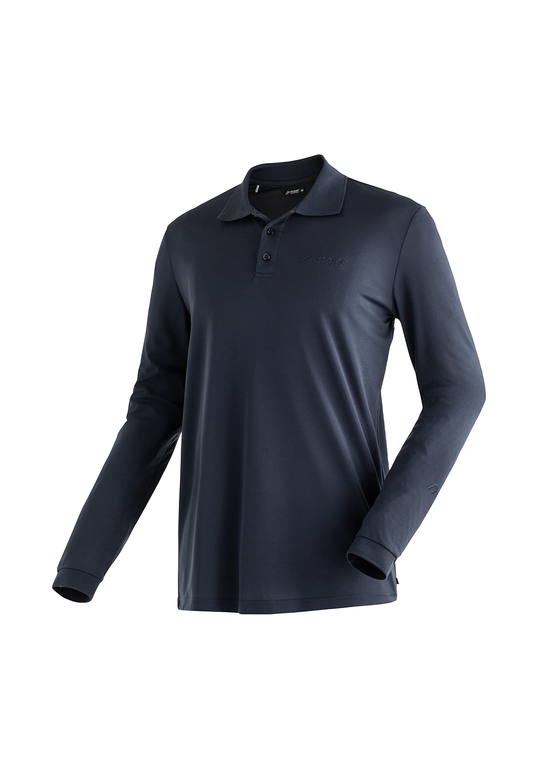 maier sports Men's Ulrich L/S Polo shirt