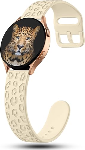 Miniatura 5 de Paquete de 6 correas grabadas compatibles con Samsung Galaxy Watch 5 BandGalaxy Watch 4Galaxy Watch 3 BandsActive 2 Watch Band 2, correa deportiva