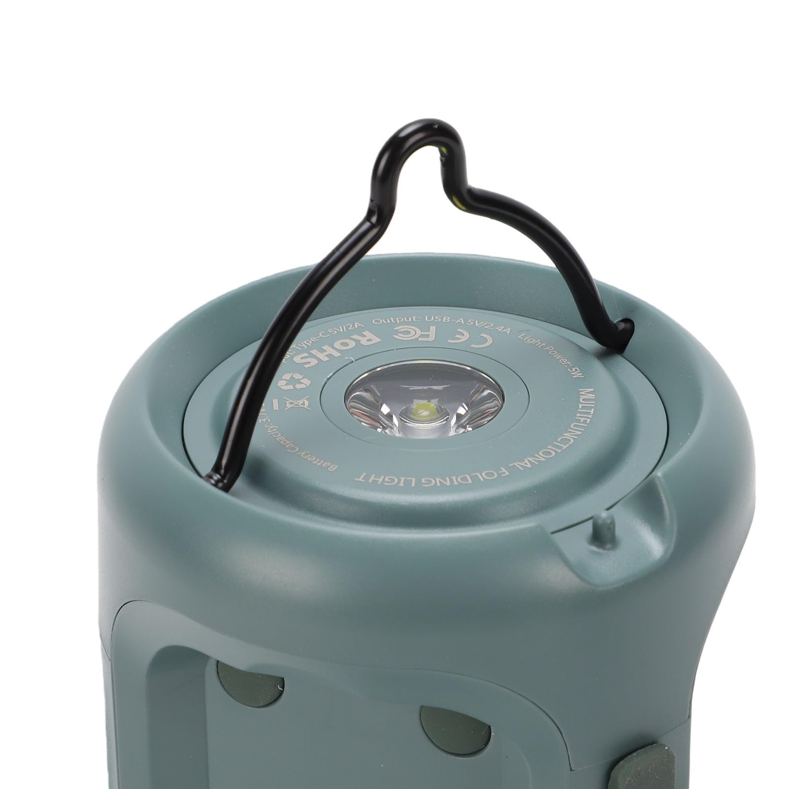 Dpofirs Faltbare Campinglampe, Tragbare, Wiederaufladbare Campinglaterne für Outdoor-Fotografie, Videobeleuchtung und Zeltbeleuchtung, mit 10000-mAh-Akku und 5 Beleuchtungsmodi