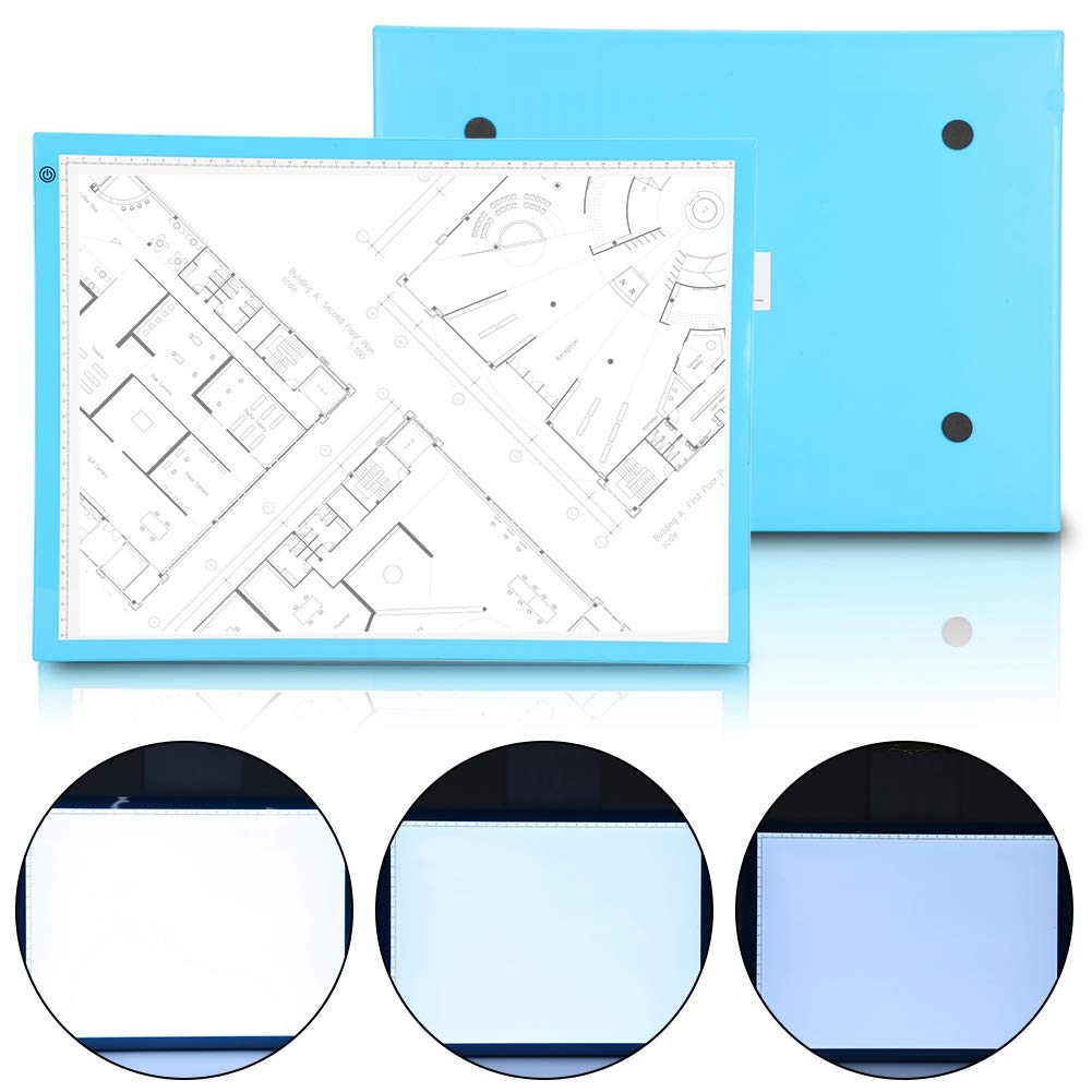Tavolo da disegno, LED Protezione degli occhi Forniture per il disegno Risparmio energetico senza sfarfallio per il disegno per l'ospedale