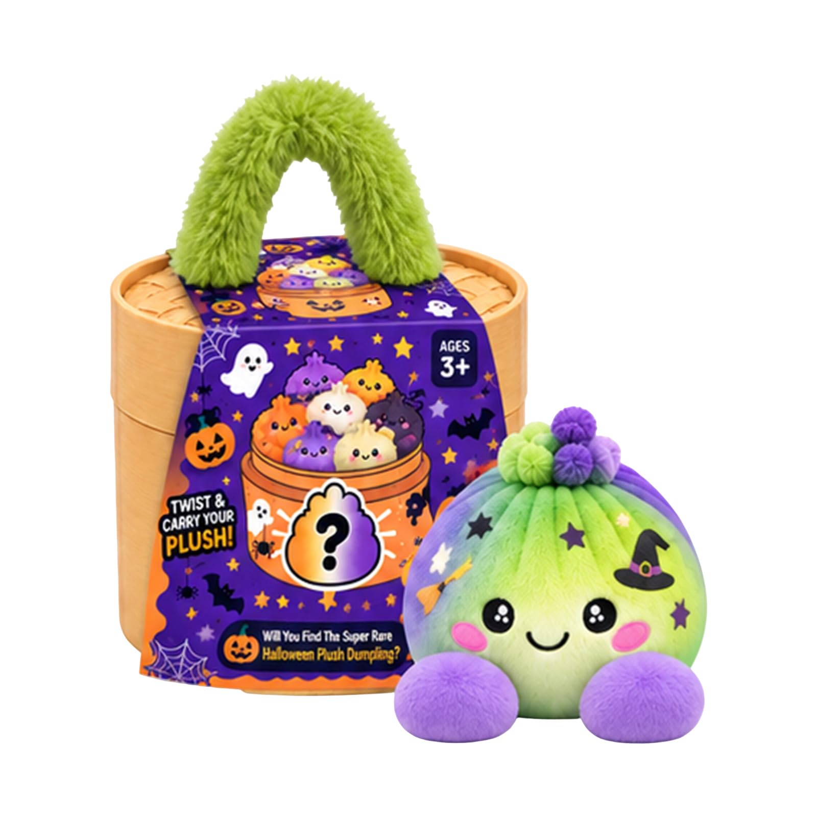 Christmas Plush Dumpling Pillow, Mystery Dumpling Plush Doll in Box A02 A
