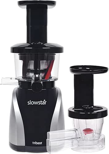 Tribest Slowstar SW-2020 Vertical Masticating Cold Press Juicer & Juice