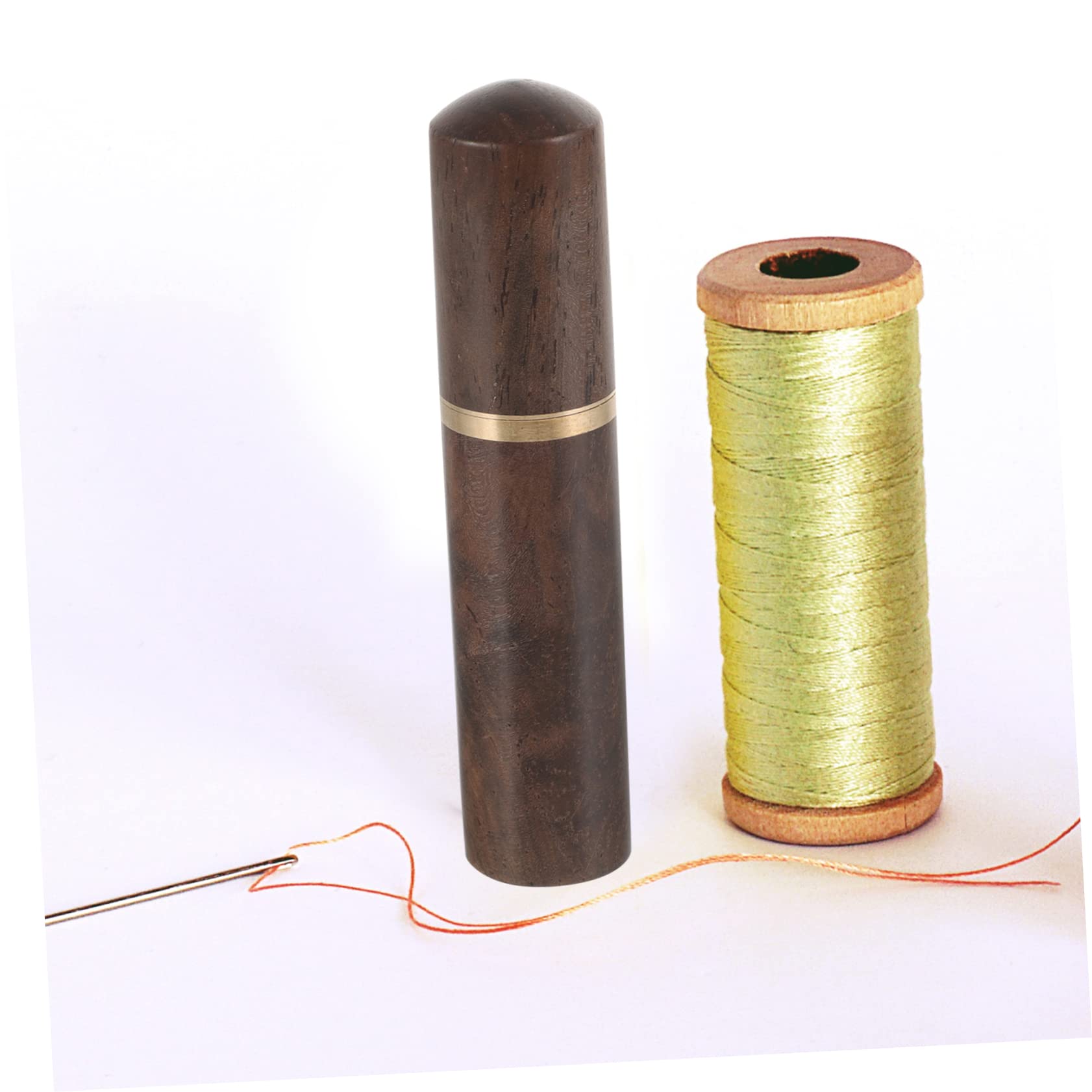 ARTIBETTER Wear-Resistant Tube for Crochet Multifunctional Ergonomic Wooden Case Household Toothpick Holder Convenient Tube Household Case Holder