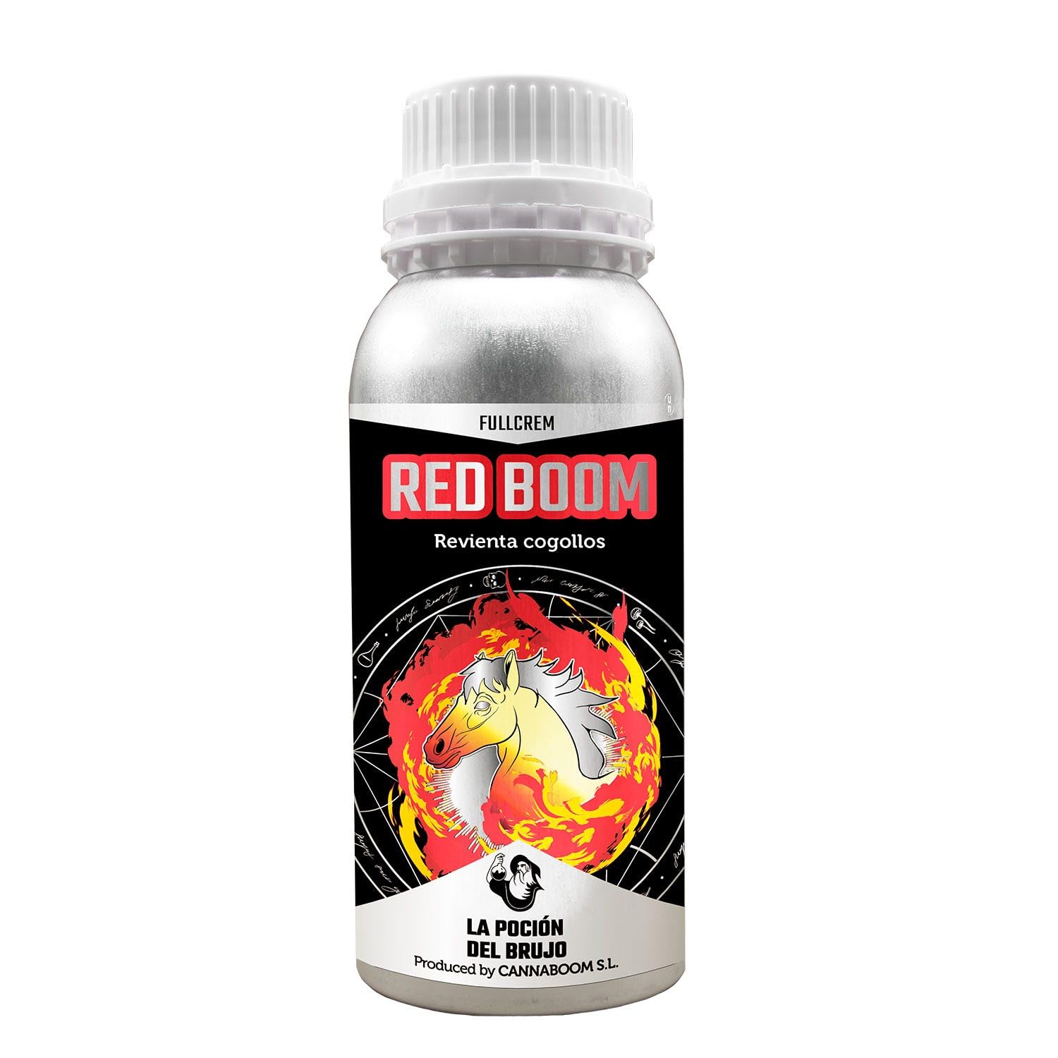 RED BOOM FULLCREM – "Cannaboom" (600ml) | PK 21% - 21% Alto Rendimiento | Máximo Engorde de Cogollos | Flores Más Grandes y Aromáticas