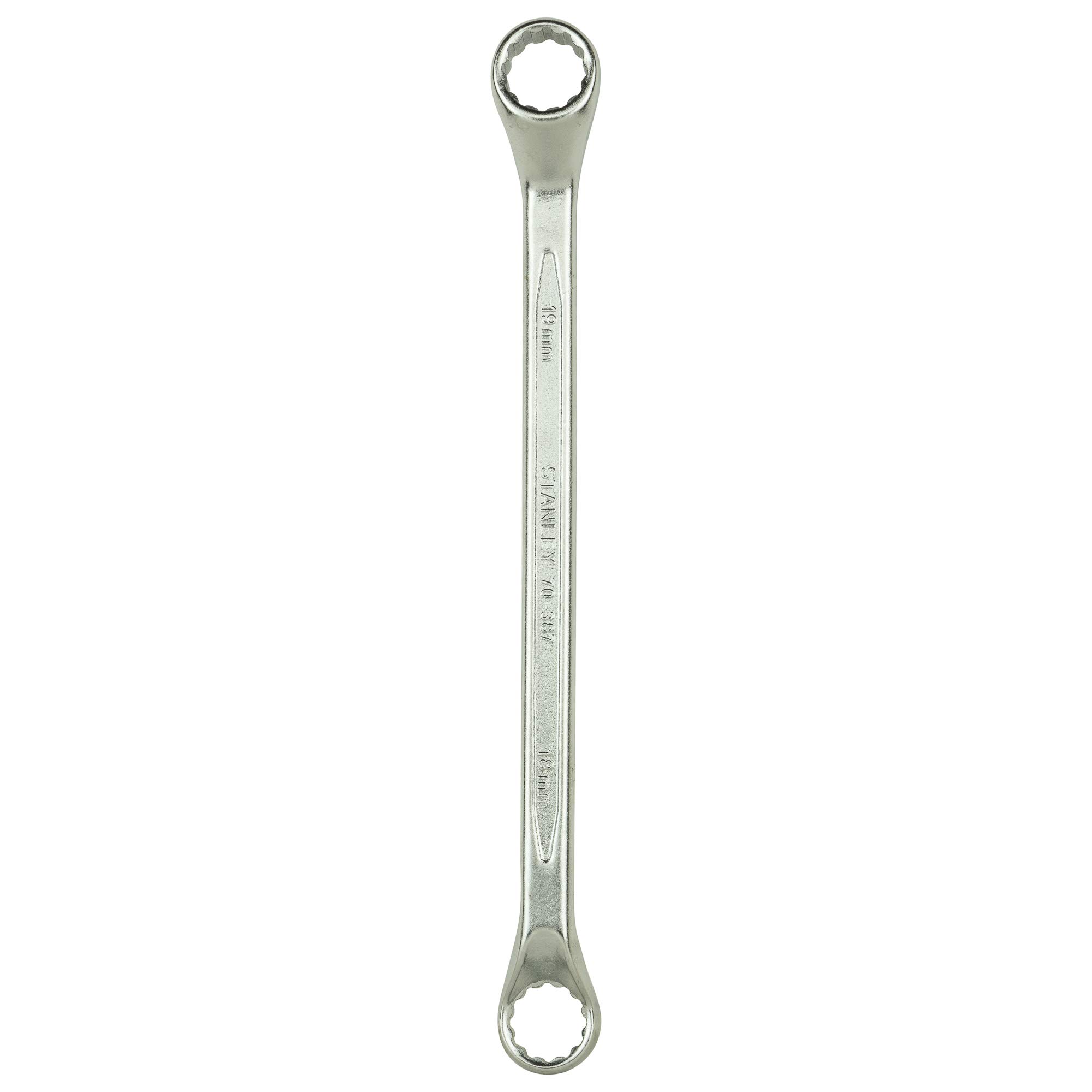 STANLEY 70-387E Offset Ring End Spanners-Matte Finish-18x19mm