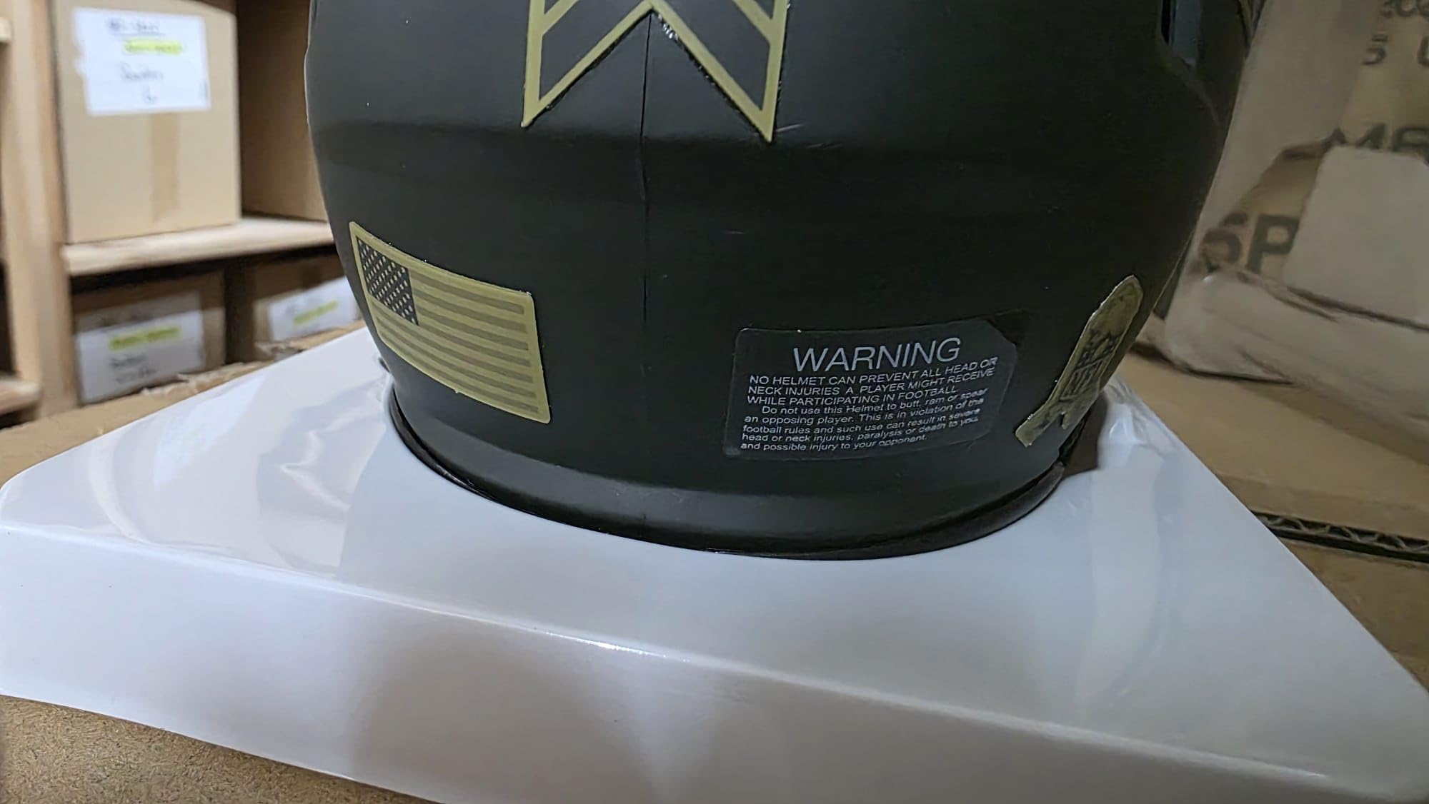 NFL Salute to Service 2025 Detroit Lions Mini Helm Speed Footballhelm